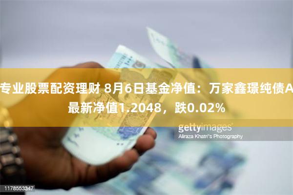 专业股票配资理财 8月6日基金净值：万家鑫璟纯债A最新净值1.2048，跌0.02%